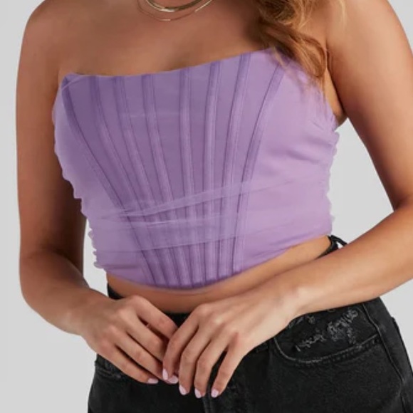 Windsor Purple Corset - Picture 8 of 8